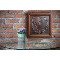 Jungfrau-Tierkreis-Zeichen, Kupfer-Wand-Plakette von MyCopperCraft