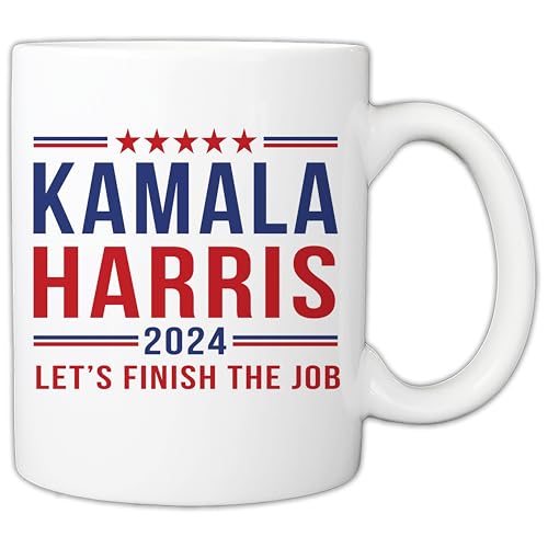 MyCozyCups Kamala Harris 2024 Keramik-Kaffeetasse, 325 ml, erste Frau, Frau Präsidentin, Gleichberechtigung, Geschenke für Demokraten MyCozyCups Kamala Harris 2024 Keramik-Kaffeetasse, 325 ml, erste Frau, Frau Präsidentin, Gleichberechtigung, Geschenke für Demokraten von MyCozyCups