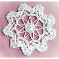 Christbaumschmuck Weiße Schneeflocke, 4, 5" Großer Gehäkelter Baumschmuck Christbaumschmuck Weiße Schneeflocke, 4, 5" Großer Gehäkelter Baumschmuck von MyCrochetings