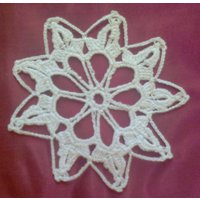 Weihnachtsschmuck Weiße Schneeflocken Gehäkelt 5, 1" von MyCrochetings