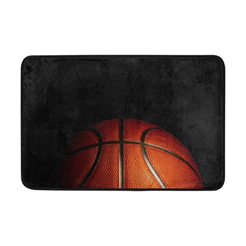 MyDaily Basketball-Fußmatte, 39,9 x 59,9 cm, für Wohnzimmer, Schlafzimmer, Küche, Badezimmer, dekorativ, leichter Schaumstoff-Teppich von MyDaily