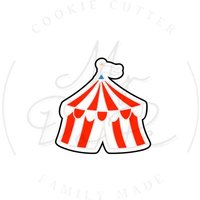 Zirkuszelt Ausstechform | Zirkus-Ausstechform Mydope Zirkuszelt Ausstechform | Zirkus-Ausstechform Mydope von MyDoPe