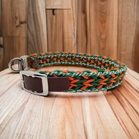 Hundehalsband Halsumfang 39-42 cm Geknotet Aus Paracord | Fallschirmschnur Mit Verstellbarem Biothane-Adapter Verschluss #1516894044 Hundehalsband Halsumfang 39-42 cm Geknotet Aus Paracord | Fallschirmschnur Mit Verstellbarem Biothane-Adapter Verschluss #1516894044 von MyDogCollection