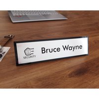 Personalisierte Schreibtisch Namensschild, Individuell Graviertes Schild, Büro Plakette, Exekutivbüro Schild von MyEngravingDesigns
