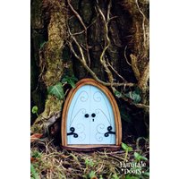 Feentür Emma in Rosa | Doppeltür Elfen Tür Zwergen Märchentür Miniatur Zahnfee Kinderzimmer Deko Geschenk von MyFairytaleDoors