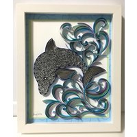 Quilled Delphin Papierkunst Quilled Delphin Papierkunst von MyFingertipCreations