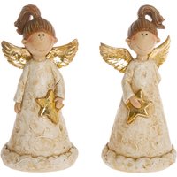 My Flair 2er-Set Engel, creme /gold von MyFlair