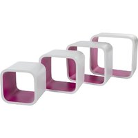 Cubic "Kim", 4 er Set- weiß -lila von MyFlair