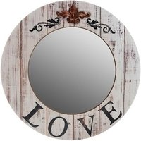 MyFlair Holzspiegel "Love" - Rund von MyFlair