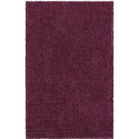 MyFlair Teppich "Shaggy Shag" Rechteckig Aubergine Lila CA10532 von MyFlair