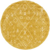 Teppich "Temara Shag" Rund Gelb CA10321 Teppich "Temara Shag" Rund Gelb CA10321 von MyFlair