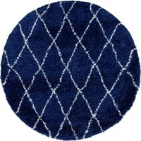 Teppich "Temara Shag" Rund Marineblau CA10366 Teppich "Temara Shag" Rund Marineblau CA10366 von MyFlair
