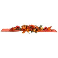 MyFlair Tischläufer Herbst Blumen mit LED, aus Polyester von MyFlair