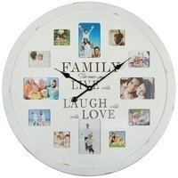 MyFlair Wanduhr "Family Foto", aus Holz von MyFlair