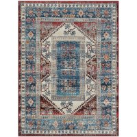 Teppich Daisy, 170cm x 240cm, Farbe Blau, rechteckig, Florhöhe 6mm von MyFlair