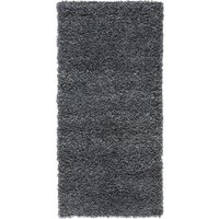 Teppich Elodie, 70cm x 140cm, Farbe Grau, rechteckig, Florhöhe 37mm von MyFlair