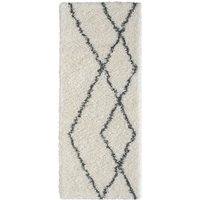 Teppich Laure , 80cm x 200cm, Farbe Weiß, rechteckig, Florhöhe 37mm von MyFlair