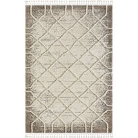 Teppich Maya, 140cm x 200cm, Farbe Weiß, rechteckig, Florhöhe 15mm von MyFlair