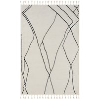 Teppich Moroccan Escape, 160 cm x 230 cm, Farbe weiß, rechteckig, Florhöhe 19mm von MyFlair