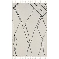 Teppich Moroccan Escape, 160 cm x 230 cm, Farbe weiß, rechteckig, Florhöhe 19mm von MyFlair