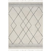 Teppich Moroccan Love, 190 cm x 240 cm, Farbe weiß, rechteckig, Florhöhe 19mm von MyFlair