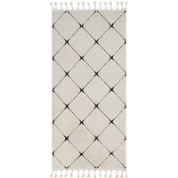 Teppich Moroccan Unity, 100 cm x 200 cm, Farbe weiß, rechteckig, Florhöhe 19mm Teppich Moroccan Unity, 100 cm x 200 cm, Farbe weiß, rechteckig, Florhöhe 19mm von MyFlair