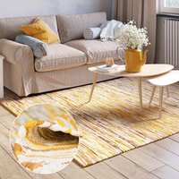 Teppich Saroya 170cm x 120cm, Farbe Gold Mix, rechteck von MyFlair