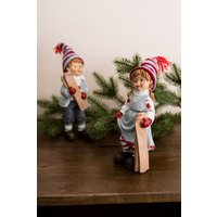 Winterkinder mit Skiern, 2er Set von MyFlair