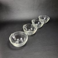 4 Kaffeetassen Aus Duralex-Glas Im Vintage-stil, Transparentes Glas, Hergestellt in Frankreich von MyFrenchIdeedAntique