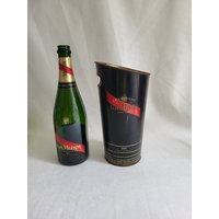 Mumm Champagner-Metallkühler-Eimer Mumm-Metallgold-Innenkühler Für Brut Vintage 1999 Jahrgang Hergestellt in Frankreich von MyFrenchIdeedAntique