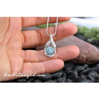 Cz Water Droplet Fügen Sie Eine Glasperle Mit Ihrem Sentimentalen Gegenstand Im Glas Hinzu Gedenkstätte, Tribut, Urne, Sentimental, Erinnerung von MyFurAngelMemorials