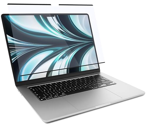 MyGadget Magnetische Blaulichtfolie [ Matt ] kompatibel mit Apple MacBook Air 15,3 Zoll [ Model A2941-2023 M2 | A3114 M3 ] - abnehmbarer Blaulichtfilter von MyGadget