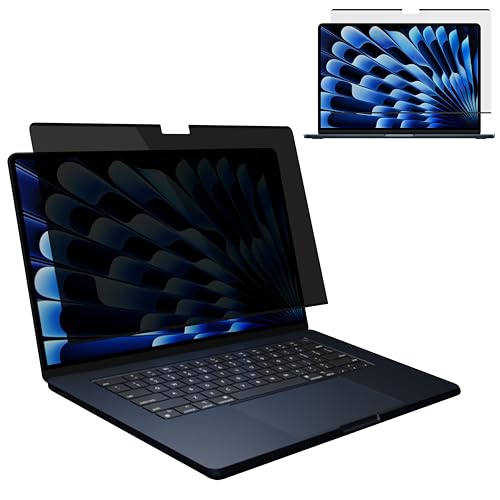MyGadget Magnetische Sichtschutzfolie kompatibel mit Apple MacBook Air 15,3 Zoll [ Model A2941-2023 M2 | A3114 M3 ] - abnehmbarer Anti Spy Privacy Screen Schutz von MyGadget