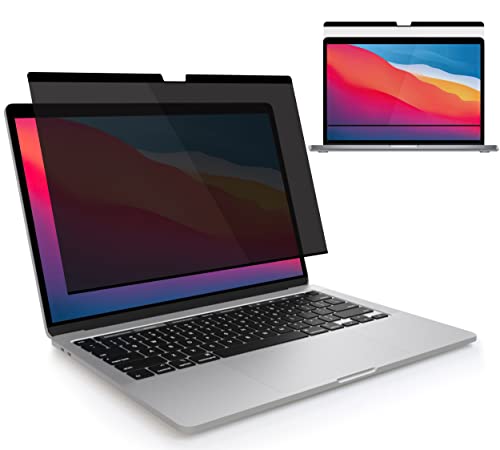 MyGadget Magnetische Sichtschutzfolie kompatibel mit MacBook Pro 13 Inch (2016-2022,M1,M2) | MacBook Air 13 (2018-2021,M1) - abnehmbarer Anti Spy Privacy Screen Schutz von MyGadget