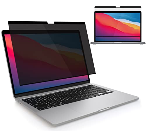 MyGadget Magnetische Sichtschutzfolie kompatibel mit MacBook Pro 13 Inch [2016-2022,M1,M2] | MacBook Air 13 [2018-2021,M1 ] - abnehmbarer Anti Spy Privacy Screen Schutz von MyGadget
