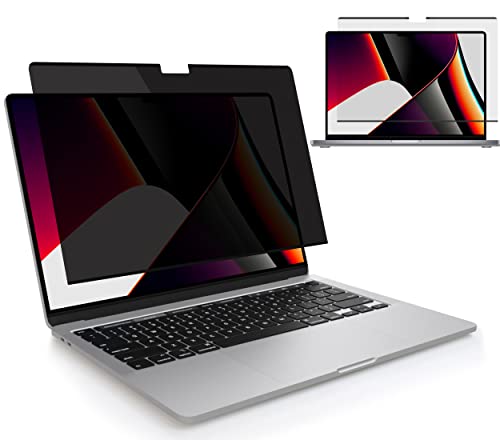 MyGadget Magnetische Sichtschutzfolie kompatibel mit MacBook Pro 14 (Model No. A2442 I A2779 I A2992) - abnehmbarer Anti Spy Privacy Screen Schutz von MyGadget