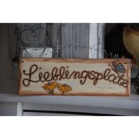Shabby Chic Schild "Lieblingsplatz" Shabby Chic Schild "Lieblingsplatz" von MyHimmerland