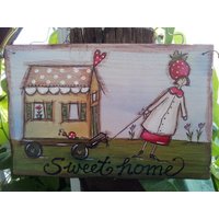 Shabby Chic Schild "Sweet Home" Shabby Chic Schild "Sweet Home" von MyHimmerland