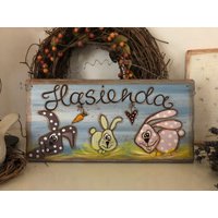 Shabby Chic Türschild "Hasienda" von MyHimmerland