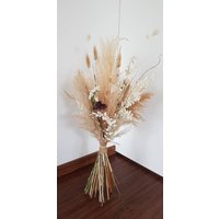 Trockenblumenstrauß, Strauß, Brautstrauß, Boho, Dekoration, Pampasgras Trockenblumenstrauß, Strauß, Brautstrauß, Boho, Dekoration, Pampasgras von MyHochzeitsdeko
