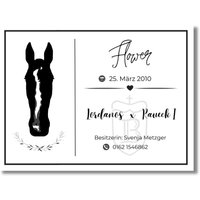 Boxenschild Deluxe - Mit Individualisiertem Portrait Deines Pferdes Boxenschild Deluxe - Mit Individualisiertem Portrait Deines Pferdes von MyHorseDesign