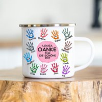 Personalisierbare Tasse - Erzieherin Dankeschön Abschiedsgeschenk Emaille Keramik Geschenk Tagesmutter Personalisierbare Tasse - Erzieherin Dankeschön Abschiedsgeschenk Emaille Keramik Geschenk Tagesmutter von MyLittleCoffeeBean