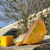 Sunset Aura Kristallstufe - Spiritueller Heilstein Zertifiziert von MyLostGems