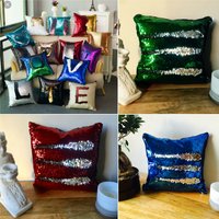 Mermaid Sequin Kissenbezug - Reversible Flip Pailletten Sofa 38 X cm von MyLushFabric