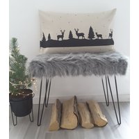 Kissenhülle "Winter Wonderland" Im Leinenlook von MyMaryandMe