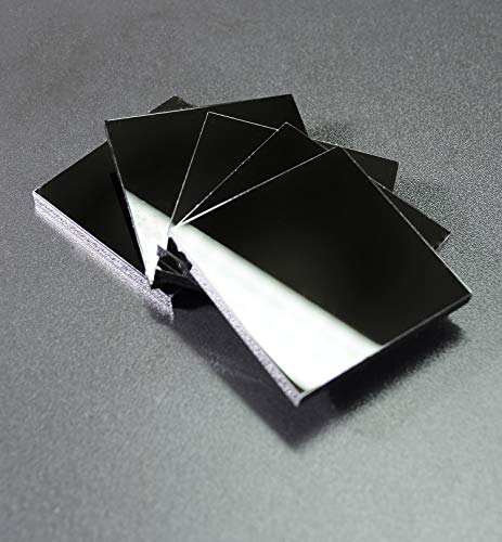 MyMaxxi | Acrylglas Acrylic Zuschnitt Glasersatz 20x20cm 5mm schwarz | Platte Scheibe klar transparent Platten | Materialstärke und Größe wählbar | mit Schutzfolie glasklar von MyMaxxi
