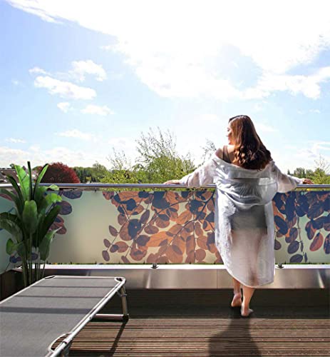 MyMaxxi Balkonbanner Sichtschutz - Hängende Blätter im Sonnenuntergang - Abdeckung für Terrasse Balkon - Windschutz Sonnenschutz Blickdicht - Balkonverkleidung wetterfest - MyMaxxi Balkonbanner Sichtschutz - Hängende Blätter im Sonnenuntergang - Abdeckung für Terrasse Balkon - Windschutz Sonnenschutz Blickdicht - Balkonverkleidung wetterfest - von MyMaxxi