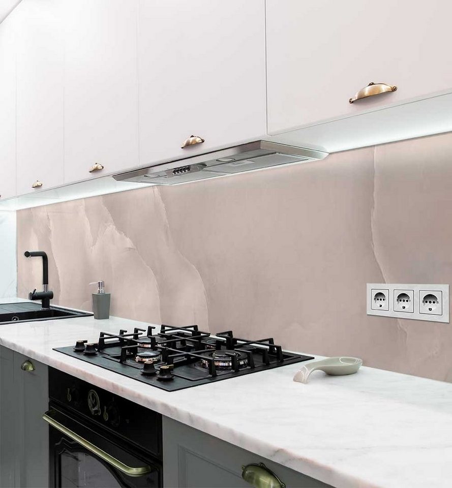 MyMaxxi Dekorationsfolie Küchenrückwand Marmor mit Rissen selbstklebend Spritzschutz Folie von MyMaxxi