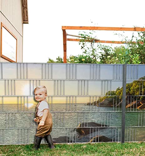MyMaxxi Infinity Zaunsichtschutz | Strand 04 Teil1 Motiv 5 Streifen | Sichtschutzstreifen für Doppelstabmattenzaun | Windschutz Sonnenschutz Blickdicht | Sichtschutz Garten | Sichtschutz MyMaxxi Infinity Zaunsichtschutz | Strand 04 Teil1 Motiv 5 Streifen | Sichtschutzstreifen für Doppelstabmattenzaun | Windschutz Sonnenschutz Blickdicht | Sichtschutz Garten | Sichtschutz von MyMaxxi