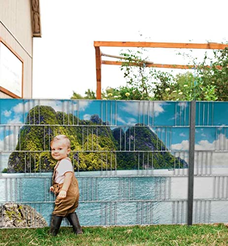 MyMaxxi Infinity Zaunsichtschutz | Strand 05 beide Teile Motiv 5 Streifen | Sichtschutzstreifen für Doppelstabmattenzaun | Windschutz Sonnenschutz Blickdicht | Sichtschutz Garten | Sichtschutz MyMaxxi Infinity Zaunsichtschutz | Strand 05 beide Teile Motiv 5 Streifen | Sichtschutzstreifen für Doppelstabmattenzaun | Windschutz Sonnenschutz Blickdicht | Sichtschutz Garten | Sichtschutz von MyMaxxi